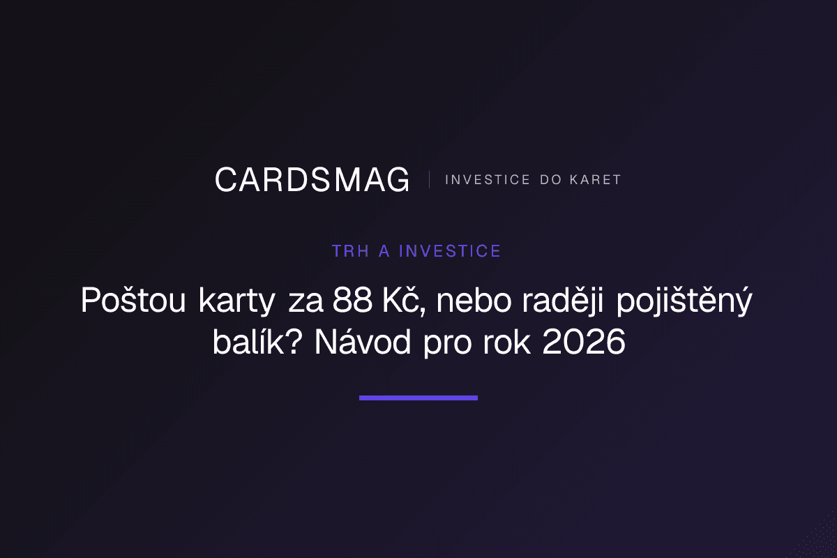 Poštou karty za 88 Kč, nebo raději pojištěný balík? Návod pro rok 2026