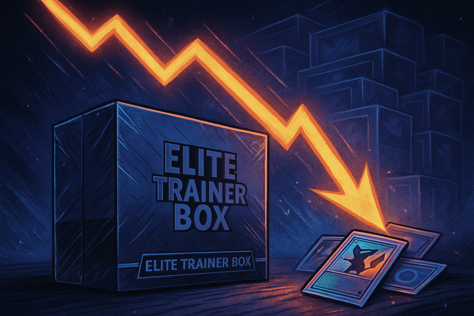 ETB Destined Rivals klesly ze 276 na 130 dolarů po oznámení reprintu přes milion kusů