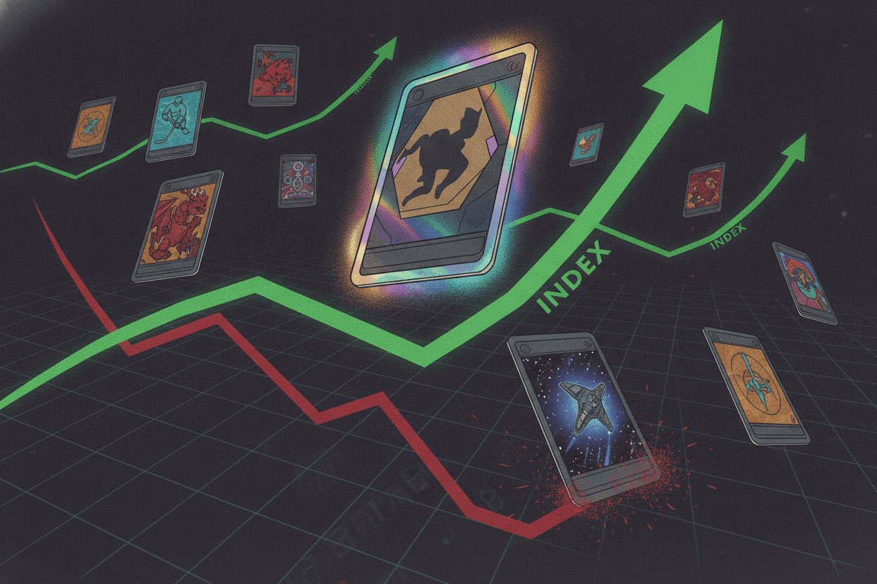 Union Arena roste o 4,4 %, Star Wars: Unlimited jako jediný z 14 TCG klesá