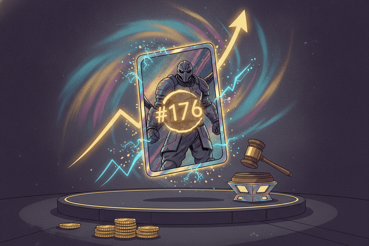Fakerova karta z Riftboundu: sériové číslo #176 vyneslo set na 68 900 dolarů
