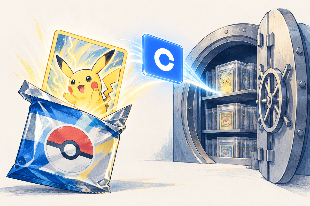 Coinbase chystá digitální otevírání Pokémon balíčků kryté kartami v trezoru
