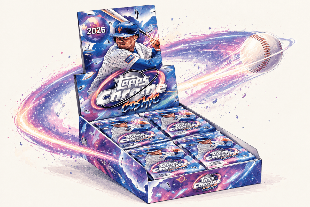 Topps spustil předprodej Cosmic Chrome Baseball 2026 za 489,99 dolaru